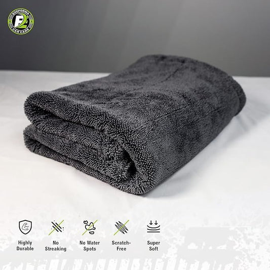 Mega Drying Towel - No Wringing, No Second Passes